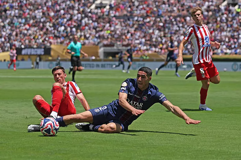 أبرز لقطات فوز باريس سان جيرمان على أتلتيكو مدريد